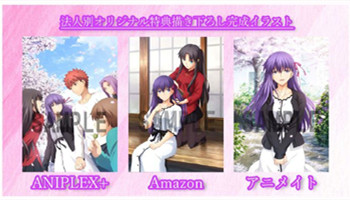 「Fate/stay night: Heaven's Feel 」BD/DVD彩绘公开