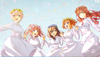 「五等分的花嫁∬」无字幕ED动画MV公开